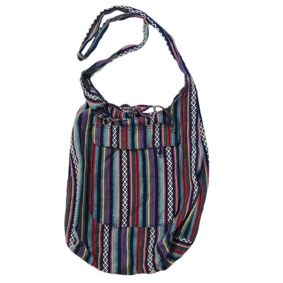 Handbags - Boho hippie crossbody hobo tote bag vintage vibe